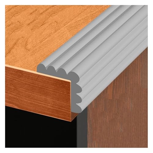 Selbstklebendes Schaumstoffband, Schaumstoff-Isolierband for Kanten und Ecken mit Klebstoff, mehrfarbig, mehrere Packungsgrößen(Grijs,4pcs) von PXAMORTEL