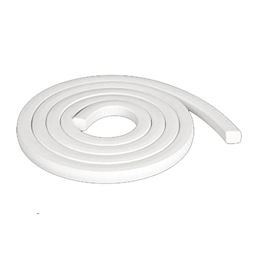 Selbstklebendes Schaumstoffband, Selbstklebende Dichtungsstreifenleiste aus Silikonschaumschwamm in mehreren Größen(10mm x 10mm x 1m) von PXAMORTEL