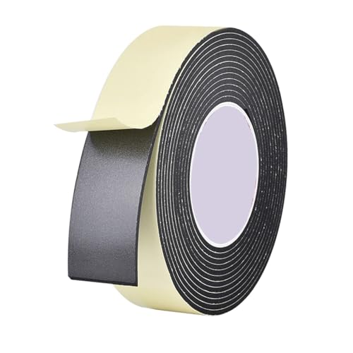 Selbstklebendes Schaumstoffband, Selbstklebendes Schaumstoff-Isolierband, mehrere Größen, Packung mit mehreren Rollen(10mm wide X2 m long(3 rolls total 6 m)) von PXAMORTEL