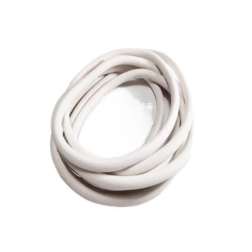 Selbstklebendes Schaumstoffband, Selbstklebendes rundes Silikonschaum-Isolierband, Dichtungsstreifen, mehrere Größen(5M Diameter 8mm) von PXAMORTEL