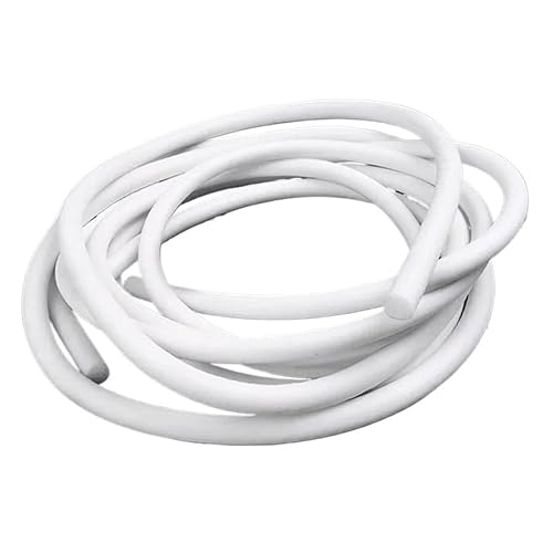 Selbstklebendes Schaumstoffband, Silikon-Schaum-Dichtungsstreifen, selbstklebend, rund, solide Kordel, 1 m, mehrere Größen(4mm) von PXAMORTEL