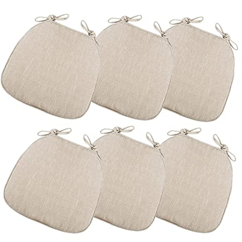 Stuhlkissen für Esszimmerstühle, 1/2/4/6 Packungen Stuhlkissen for Esszimmer und Küche, U-förmiges Sitzkissen mit Bändern, rutschfeste Stuhlpolster for Esszimmer und Küche mit maschinenwaschbarem Bezu Stuhlkissen für Esszimmerstühle, 1/2/4/6 Packungen Stuhlkissen for Esszimmer und Küche, U-förmiges Sitzkissen mit Bändern, rutschfeste Stuhlpolster for Esszimmer und Küche mit maschinenwaschbarem Bezu von PXAMORTEL