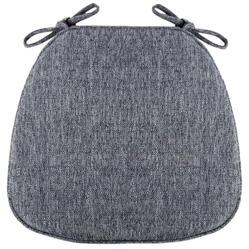Stuhlkissen für Esszimmerstühle, 1/2/4 Packungen U-förmiges Küchensitzkissen mit Bändern, rutschfeste Stuhlpolster for Esszimmer- und Küchenstühle mit maschinenwaschbarem Bezug(Dark Gray,41x43cm*1 Pac Stuhlkissen für Esszimmerstühle, 1/2/4 Packungen U-förmiges Küchensitzkissen mit Bändern, rutschfeste Stuhlpolster for Esszimmer- und Küchenstühle mit maschinenwaschbarem Bezug(Dark Gray,41x43cm*1 Pac von PXAMORTEL