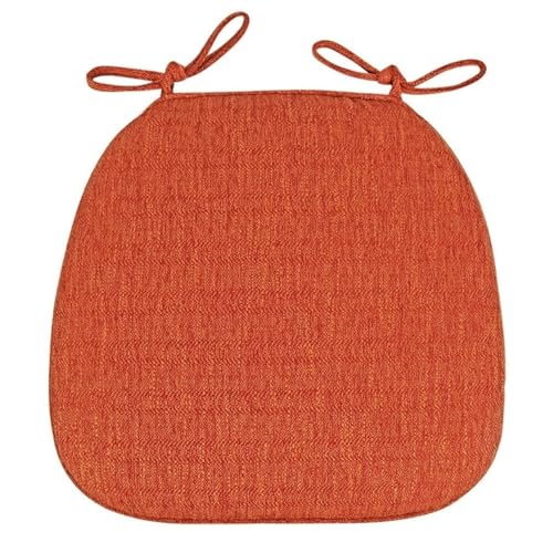 Stuhlkissen für Esszimmerstühle, 1/2/4 Packungen U-förmiges Küchensitzkissen mit Bändern, rutschfeste Stuhlpolster for Esszimmer- und Küchenstühle mit maschinenwaschbarem Bezug(Orange,41x43cm*1 Pack) Stuhlkissen für Esszimmerstühle, 1/2/4 Packungen U-förmiges Küchensitzkissen mit Bändern, rutschfeste Stuhlpolster for Esszimmer- und Küchenstühle mit maschinenwaschbarem Bezug(Orange,41x43cm*1 Pack) von PXAMORTEL