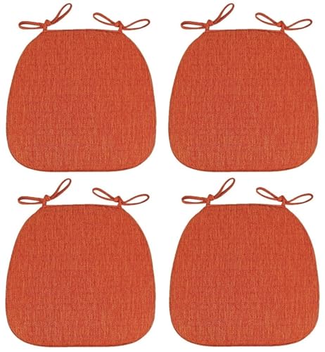 Stuhlkissen für Esszimmerstühle, 1/2/4 Packungen U-förmiges Küchensitzkissen mit Bändern, rutschfeste Stuhlpolster for Esszimmer- und Küchenstühle mit maschinenwaschbarem Bezug(Orange,41x43cm*4 Packs) Stuhlkissen für Esszimmerstühle, 1/2/4 Packungen U-förmiges Küchensitzkissen mit Bändern, rutschfeste Stuhlpolster for Esszimmer- und Küchenstühle mit maschinenwaschbarem Bezug(Orange,41x43cm*4 Packs) von PXAMORTEL