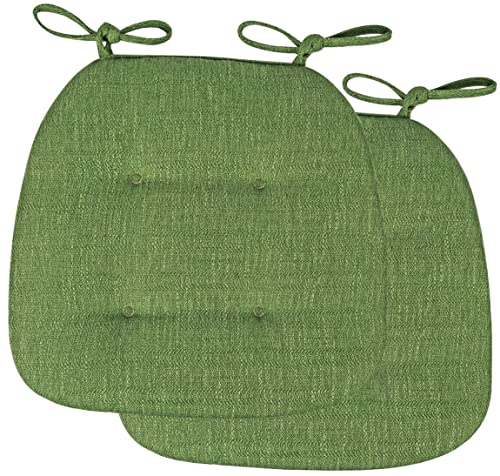 Stuhlkissen für Esszimmerstühle, 2/4 Packungen Stuhlkissen for Esszimmerstühle, U-förmiges Sitzkissen for das Esszimmer mit Bändern for Küchenstühle, Esszimmerstühle, Bürostühle(Grass Green,43x41cm*2 Stuhlkissen für Esszimmerstühle, 2/4 Packungen Stuhlkissen for Esszimmerstühle, U-förmiges Sitzkissen for das Esszimmer mit Bändern for Küchenstühle, Esszimmerstühle, Bürostühle(Grass Green,43x41cm*2 von PXAMORTEL