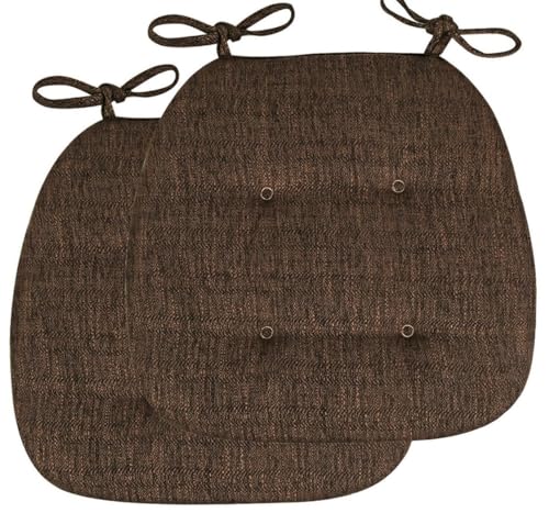 Stuhlkissen für Esszimmerstühle, 2er-/4er-Set Stuhlkissen for Esszimmerstühle mit Bändern, U-förmige Sitzkissen for Esszimmer- und Küchenstühle mit maschinenwaschbarem Bezug(Coffee,43*41cm*Set Of 2) Stuhlkissen für Esszimmerstühle, 2er-/4er-Set Stuhlkissen for Esszimmerstühle mit Bändern, U-förmige Sitzkissen for Esszimmer- und Küchenstühle mit maschinenwaschbarem Bezug(Coffee,43*41cm*Set Of 2) von PXAMORTEL