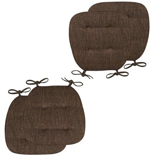 Stuhlkissen für Esszimmerstühle, 2er-/4er-Set Stuhlkissen for Esszimmerstühle mit Bändern, U-förmige Sitzkissen for Esszimmer- und Küchenstühle mit maschinenwaschbarem Bezug(Coffee,43*41cm*Set Of 4) Stuhlkissen für Esszimmerstühle, 2er-/4er-Set Stuhlkissen for Esszimmerstühle mit Bändern, U-förmige Sitzkissen for Esszimmer- und Küchenstühle mit maschinenwaschbarem Bezug(Coffee,43*41cm*Set Of 4) von PXAMORTEL