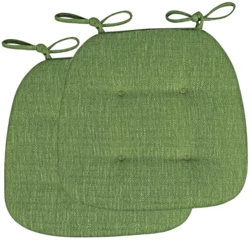 Stuhlkissen für Esszimmerstühle, 2er-/4er-Set Stuhlkissen for Esszimmerstühle mit Bändern, U-förmige Sitzkissen for Esszimmer- und Küchenstühle mit maschinenwaschbarem Bezug(Green,43 * 41cm*Set of 2) Stuhlkissen für Esszimmerstühle, 2er-/4er-Set Stuhlkissen for Esszimmerstühle mit Bändern, U-förmige Sitzkissen for Esszimmer- und Küchenstühle mit maschinenwaschbarem Bezug(Green,43 * 41cm*Set of 2) von PXAMORTEL