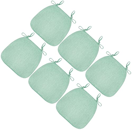 Stuhlkissen für Esszimmerstühle, 2er-/4er-Set Stuhlpolster for Esszimmerstühle mit Bändern, rutschfeste Rückenlehne, U-förmige, weiche und bequeme Sitzkissen for Küchen-, Esszimmer- und Bürostühle(Lak Stuhlkissen für Esszimmerstühle, 2er-/4er-Set Stuhlpolster for Esszimmerstühle mit Bändern, rutschfeste Rückenlehne, U-förmige, weiche und bequeme Sitzkissen for Küchen-, Esszimmer- und Bürostühle(Lak von PXAMORTEL