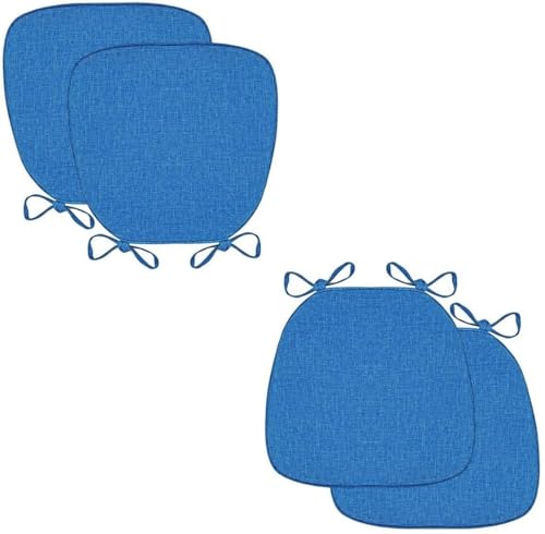 Stuhlkissen für Esszimmerstühle, Stuhlkissen for Esszimmerstühle, U-förmiges Sitzkissen mit Bändern, Stuhlpolster mit maschinenwaschbarem Bezug for Küchenstühle, Esszimmerstühle, Bürostühle(Blue) Stuhlkissen für Esszimmerstühle, Stuhlkissen for Esszimmerstühle, U-förmiges Sitzkissen mit Bändern, Stuhlpolster mit maschinenwaschbarem Bezug for Küchenstühle, Esszimmerstühle, Bürostühle(Blue) von PXAMORTEL