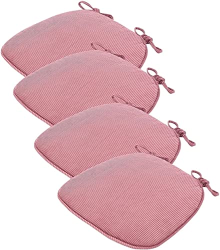Stuhlkissen für Esszimmerstühle, Stuhlkissen for Esszimmerstühle mit Bändern, U-förmiges Sitzkissen for die Küche, Stuhlpolster for Esszimmerstühle mit Reißverschluss, abnehmbar und waschbar(F,41*43cm Stuhlkissen für Esszimmerstühle, Stuhlkissen for Esszimmerstühle mit Bändern, U-förmiges Sitzkissen for die Küche, Stuhlpolster for Esszimmerstühle mit Reißverschluss, abnehmbar und waschbar(F,41*43cm von PXAMORTEL