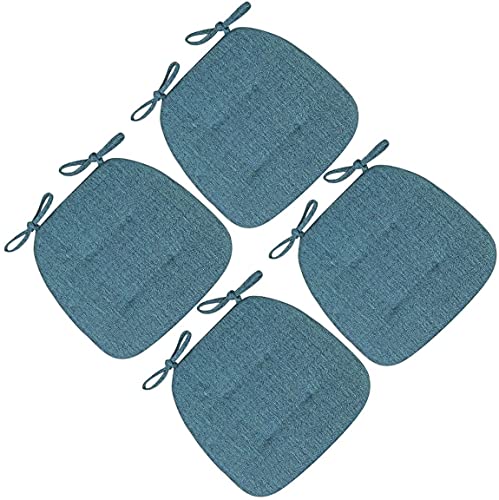 Stuhlkissen für Esszimmerstühle, Stuhlpolster for die Küche, 2/4/6 Packungen Stuhlkissen for Esszimmer und Küche, U-förmiges Sitzkissen mit Bändern for Stühle in Küche, Esszimmer und Büro(Gray Blue,41 Stuhlkissen für Esszimmerstühle, Stuhlpolster for die Küche, 2/4/6 Packungen Stuhlkissen for Esszimmer und Küche, U-förmiges Sitzkissen mit Bändern for Stühle in Küche, Esszimmer und Büro(Gray Blue,41 von PXAMORTEL