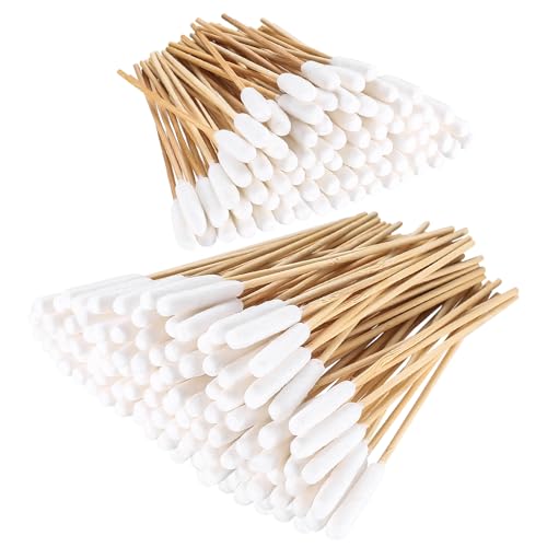 PXARMYYXGS 200 Stück Hunde Wattestäbchen, 15cm 12cm Ohrreinigung für Hunde Ohrreiniger, Lang Ohrreinigungsstäbchen für Haustiere Hunde Katzen Ohrreiniger Wattestäbchen mit Großer Kopf PXARMYYXGS 200 Stück Hunde Wattestäbchen, 15cm 12cm Ohrreinigung für Hunde Ohrreiniger, Lang Ohrreinigungsstäbchen für Haustiere Hunde Katzen Ohrreiniger Wattestäbchen mit Großer Kopf von PXARMYYXGS