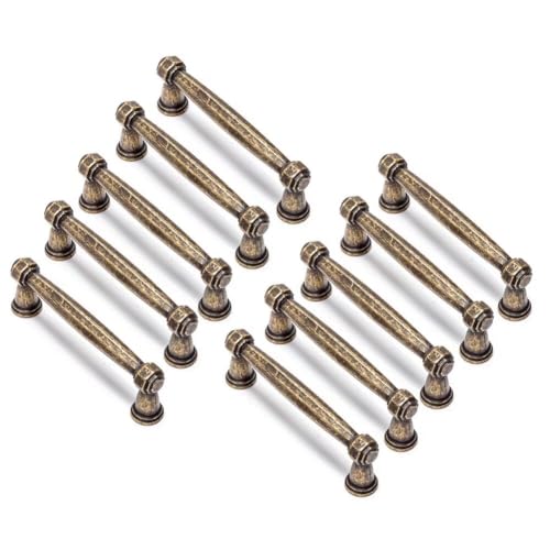 PXDOHQAW Schrankgriffe, Schubladengriffe, Möbeltürgriffe, Schleifengriffe, Grüne Bronze/10Pcs/Hole Centers:96Mm/3.8In PXDOHQAW Schrankgriffe, Schubladengriffe, Möbeltürgriffe, Schleifengriffe, Grüne Bronze/10Pcs/Hole Centers:96Mm/3.8In von PXDOHQAW