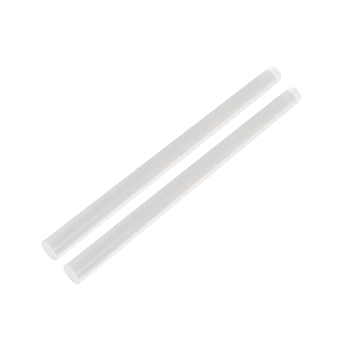 Runder Acrylstab, Acryl-Rundstab, 500 mm Länge, Durchmesser 25/30/32/35/40/45 mm, durchsichtiger runder Acrylstab, DIY-Modellmaterial, 2 Stück(49Mm) von PXMWITSEZ