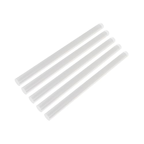 Runder Acrylstab, Acrylstäbe, 200 mm Länge, durchsichtig, rund, massiv, Topper-Stab, Cake-Pop-Stäbchen, Acrylstreifen-Stäbchen, 5 Stück(9Mm) von PXMWITSEZ