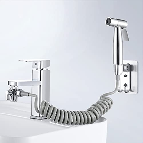 Handbrauseaufsatz for Wasserhahn Badezimmerarmatur Sprühaufsatz for Waschbecken Handbidetset Aufsatz Küchenset for Waschen von Haarwaschbecken, gebürstet(Brushed) von PXQCHAVLN
