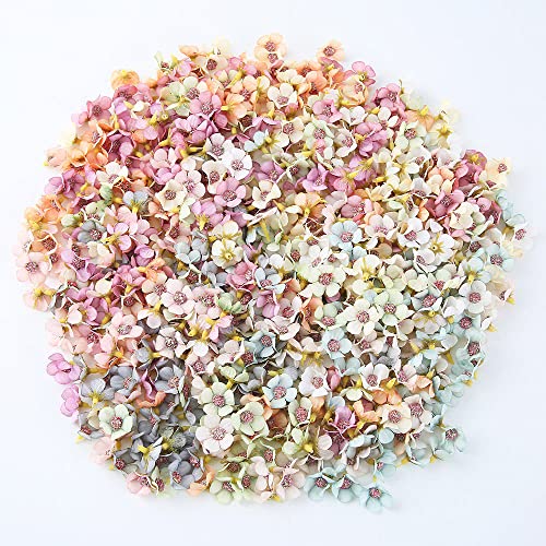 100 Pcs Künstliche Blumen,Mini Bunt Gänseblümchen Blütenköpfe,Kunstblumen Köpfe Deko für Hochzeit Feste Partei Haus DIY Basteln von PXRLMYF