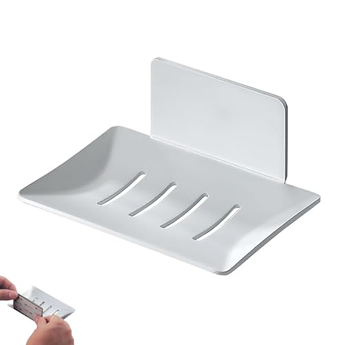 Seifenhalter Ohne Bohren Edelstahl Selbstklebend,Wand Montage 3M Klebepad Seifenablage,Edelstahl Seifenschale Wandmontage für Badezimmer Küche Balkon von PXRLMYF