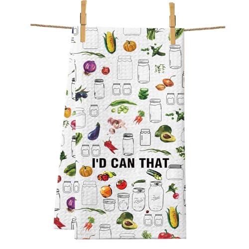 PXTIDY Einmach-Liebhaber, Geschenk, Garten, Gurkenglas, Gärtner, Geschenk, Einmachzeit, Küche, Geschirrtuch, Geschenke für Dosenwarenliebhaber (weiß) von PXTIDY