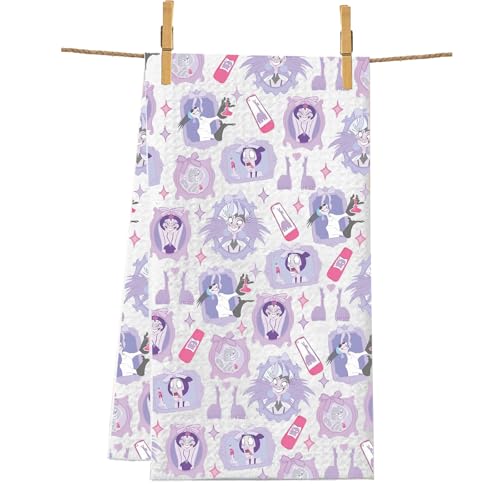 PXTIDY Geschirrtuch, Motiv: Bösewichte aus dem Film Merch Yzma Kuzco's Gift (weiß) von PXTIDY
