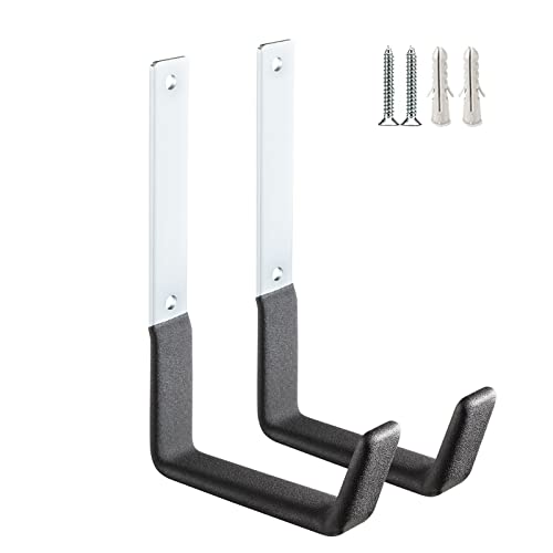 PYBTOOL Utility-Haken für Garagenwand, robuste Garagen-Aufbewahrungshaken, Gartenwerkzeug-Organizer, Stahl-Wandmontage-Aufbewahrungshaken (Medium 12.5x19cm) von PYBTOOL