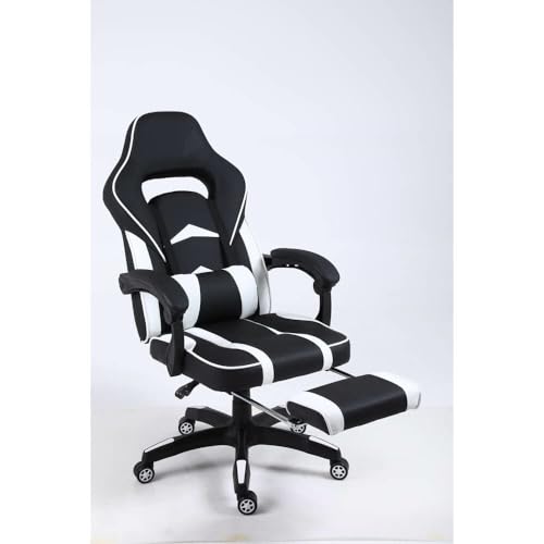 PYC Gaming-Stuhl, Bonete, Schwarz und Weiß von PYC