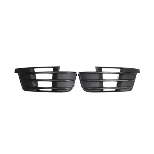 PYCJNFC 2PCS Front Stoßstange Nebel Licht Lampe Air Guide Grille Schwarz Lünette Für Audi Q7 2016-2019 4M0807681D von PYCJNFC