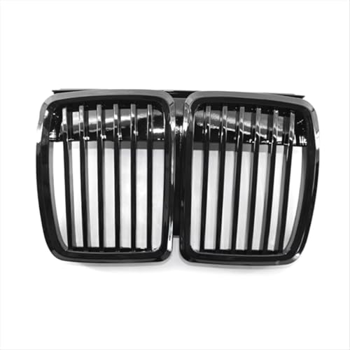 PYCJNFC Autogitter Mesh Sheet Front Racing Grill Hellschwarz Für BMW E30 M40 1982-1994 51131884350 von PYCJNFC