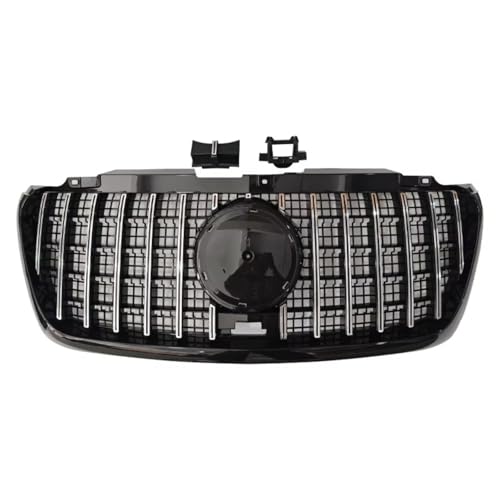 PYCJNFC Frontgrill Grills Facelift ABS Racing Grill Für Mercedes-Benz Sprinter W907 2018 2019 2020 2021 2022 2023(Silver) von PYCJNFC