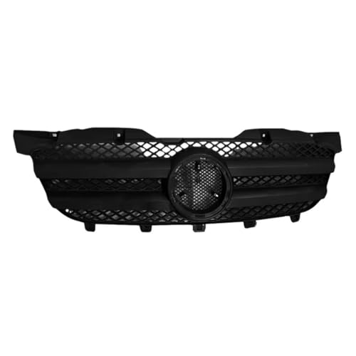 PYCJNFC Frontgrill Kühlergrill Haube Tuning Racing Grill ABS Grills Für Mercedes-Benz Sprinter W906 2009 2010 2011 2012 2013(Black) von PYCJNFC