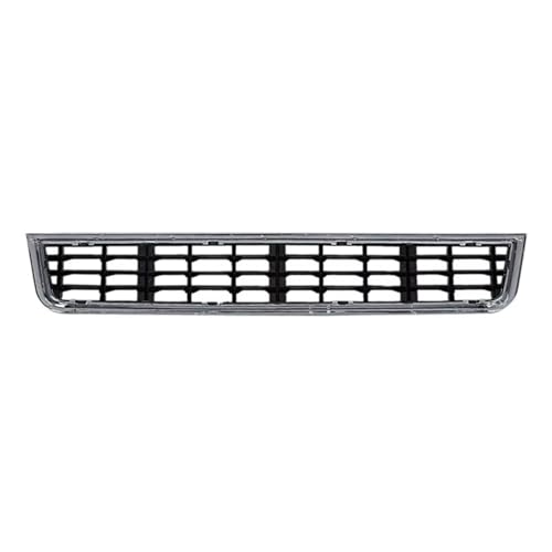PYCJNFC Kühlergrill Chrom Kühlergrill Stoßstange vorne Mitte Für Audi A4 B6 Limousine 02-05(Black) von PYCJNFC