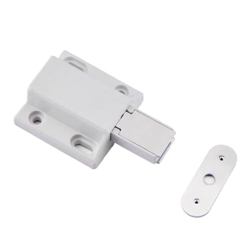 Magnetverschluss für Schränke, Push-Open-Funktion Magnetischer Türverschluss, Schubladenschließer, 4 Stück, unsichtbarer Push-to-Open-Schrankverschluss von PYENHDI