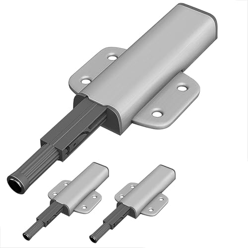 Magnetverschluss für Schränke, Push-Open-Funktion Magnetischer Türverschluss, Schubladenschließer, magnetische Schranktür-Touch-Push-Verriegelungen, 3er-Pack von PYENHDI