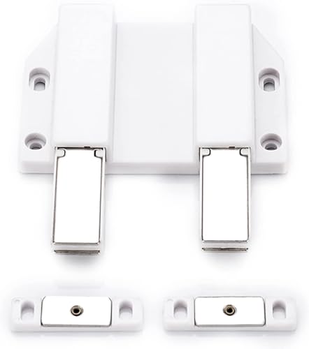Magnetverschluss für Schränke, Push-Open-Funktion Magnetischer Türverschluss, Schubladenschließer, magnetischer Schranktür-Touch-Push, robust, 2er-Pack von PYENHDI