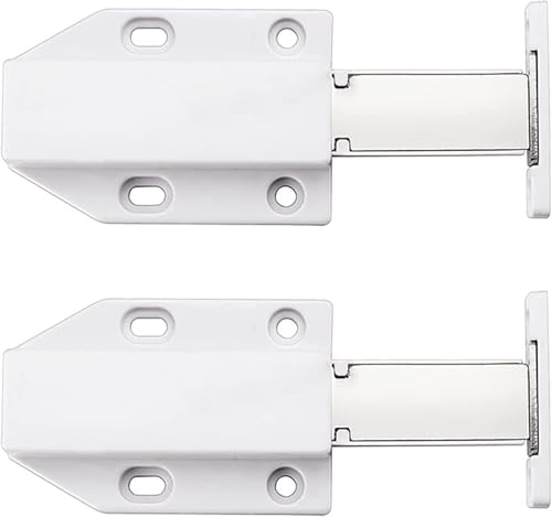Magnetverschluss für Schränke, Push-Open-Funktion Magnetischer Türverschluss, Schubladenschließer, magnetischer Schranktür-Touch-Push, robust, 2er-Pack Magnetverschluss für Schränke, Push-Open-Funktion Magnetischer Türverschluss, Schubladenschließer, magnetischer Schranktür-Touch-Push, robust, 2er-Pack von PYENHDI