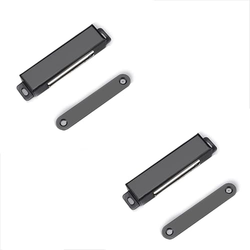 Magnetverschluss für Schränke, Push-Open-Funktion Magnetischer Türverschluss, Schubladenverschluss, 2er-Pack magnetische Schranktürverschlüsse von PYENHDI