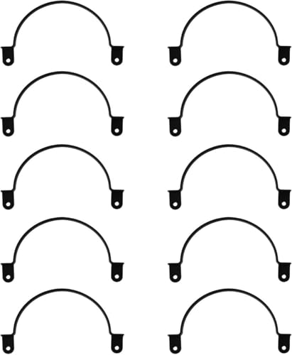 PYENHDI Vintage-Schubladengriffe 10 stücke Schmuck Box Loch Zentrum 4,6 Zoll Zieht Möbel Hardware Kommode Drop Ringe von PYENHDI