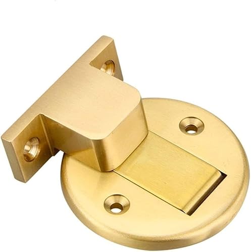 Türstopper, Unsichtbarer Türpuffer aus Messing zur Bodenmontage, starker magnetischer Antikollisions-Türstopper, Türstopper, Unsichtbarer Türpuffer aus Messing zur Bodenmontage, starker magnetischer Antikollisions-Türstopper, von PYENHDI