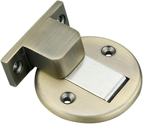 Türstopper, Unsichtbarer Türpuffer aus Messing zur Bodenmontage, starker magnetischer Antikollisions-Türstopper, Türstopper, Unsichtbarer Türpuffer aus Messing zur Bodenmontage, starker magnetischer Antikollisions-Türstopper, von PYENHDI
