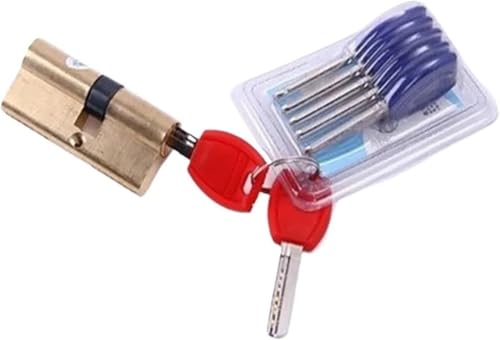 Zylinderschloss, Hardware vorgespanntes Schloss 65–110 mm AB Schlüssel Eingang Messing Türkern erweitert von PYENHDI