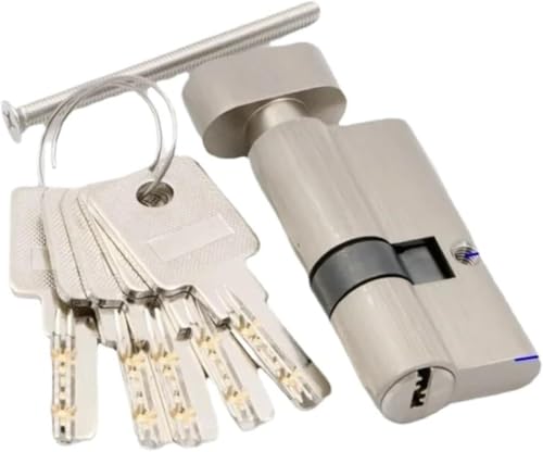 Zylinderschloss, Sicherheitsschloss Kerntür Innen Schlafzimmer Wohnzimmer Griff Messing 5 Schlüssel Zylinderschloss, Sicherheitsschloss Kerntür Innen Schlafzimmer Wohnzimmer Griff Messing 5 Schlüssel von PYENHDI