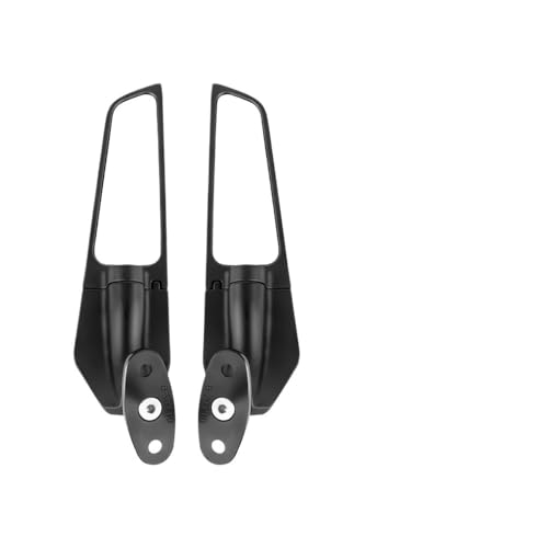 PYGVGALPPK 2 STÜCKE Motorradspiegel Modifizierter Windflügel Einstellbarer Drehbarer Rückspiegel Passend for Honda CBR650 CBR600RR Passend for YAMAHA Passend for Kawasaki Passend for BMW(For CBR650 L) von PYGVGALPPK