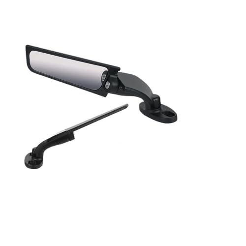 PYGVGALPPK 2 STÜCKE Motorradspiegel Modifizierter Windflügel Einstellbarer Drehbarer Rückspiegel Passend for Honda CBR650 CBR600RR Passend for Yamaha Passend for Kawasaki Passend for BMW(Universal S) von PYGVGALPPK