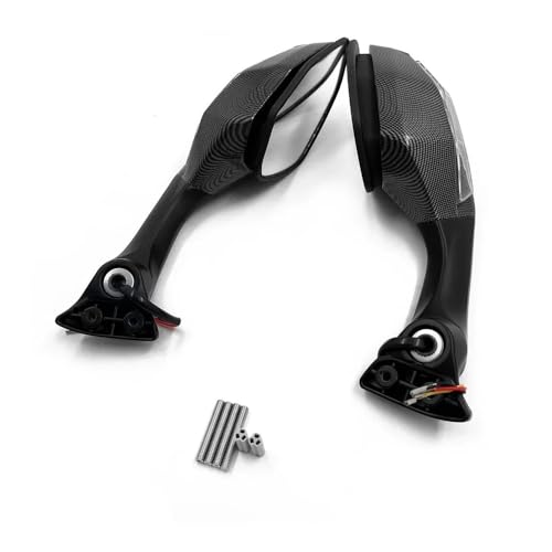 PYGVGALPPK Motorradzubehör Rückspiegel LED-Blinker Licht Passend for Yamaha YZF R6 2017-2022 YZF R1 2015-2024 YZF-R1S 2016-2018(MT252-031-CN) von PYGVGALPPK