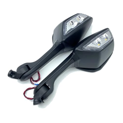 PYGVGALPPK Passend for Kawasaki ZX-10R 2011 2012 2013 2014 2015 Motorrad-Klapprückspiegel LED-Blinker-Rückspiegel von PYGVGALPPK