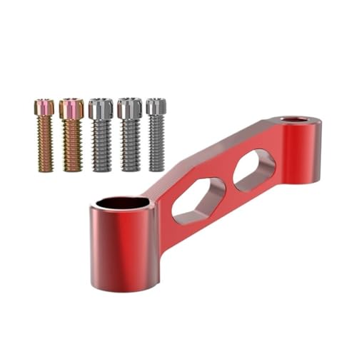 PYGVGALPPK Rückspiegel Montage Halterung Universal Teile 8MM 10MM Motorrad Rückspiegel Verlängerung Adapter Verlängerung Adapter(01 Red) von PYGVGALPPK