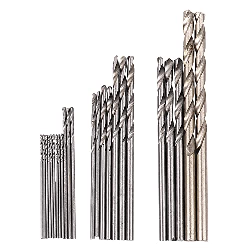PYNQ 25 Stücke 0,5-3,0 Mm Satz Von Miniatur Zylinder Schaft Kleine Bohrer Set Loch Kleine Bohrer Kit von PYNQ