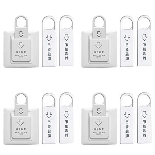 PYNQ 4 x High Hotel Magnetischer Kartenschalter Energiesparschalter Einsatz Schlüssel für mit 12 Karten von PYNQ